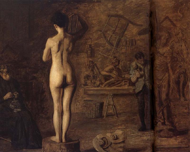 Thomas Eakins The William is Carving his goddiness oil painting image